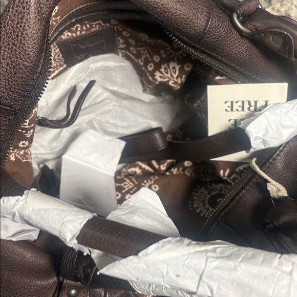 Free People We The Free Emerson Tote Bag Bitter Bark NWT $248 - Picture 7 of 14